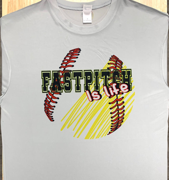 FASTPITCH is life - Short Sleeve Tee - Design 200