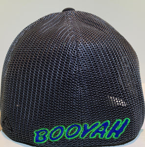 Booyah Baseball Caps - Spirit wear Fitted Booyah Heather / Black